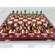 Шахматы "Наполеон и Кутузов" с деревянной доской складной